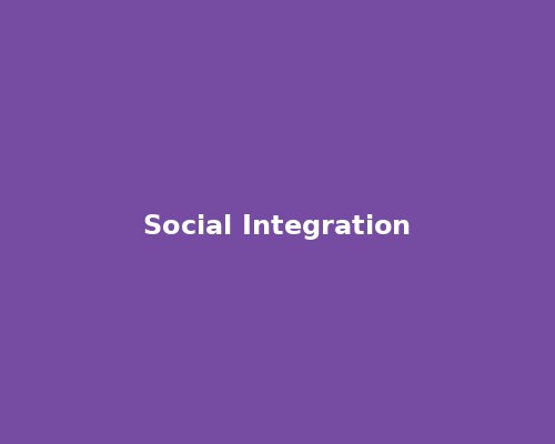 Social Integration